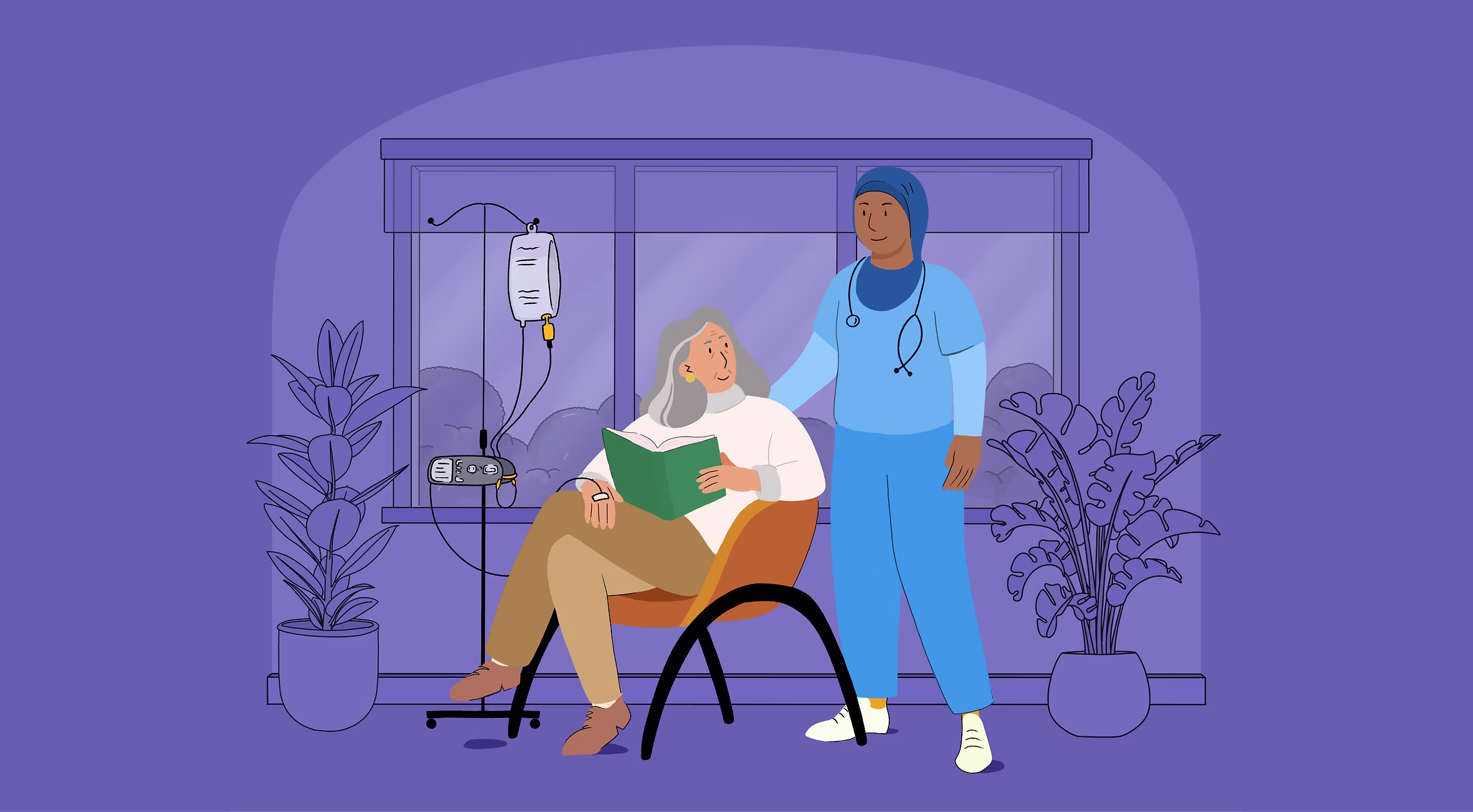 Eisai patient support illustration