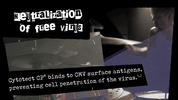 Biotest storyboard frame: Opsonization of Virus