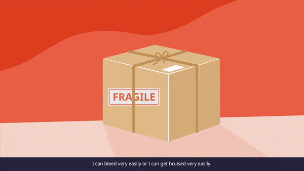 CTCL animated GIF: fragile box
