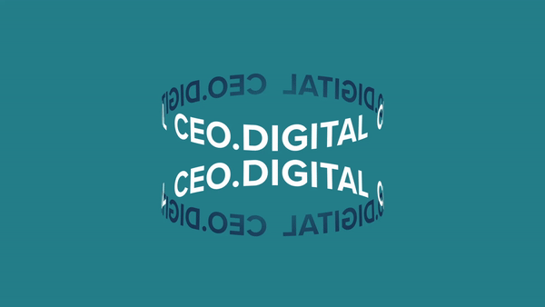 CEO Digital wordmark animation