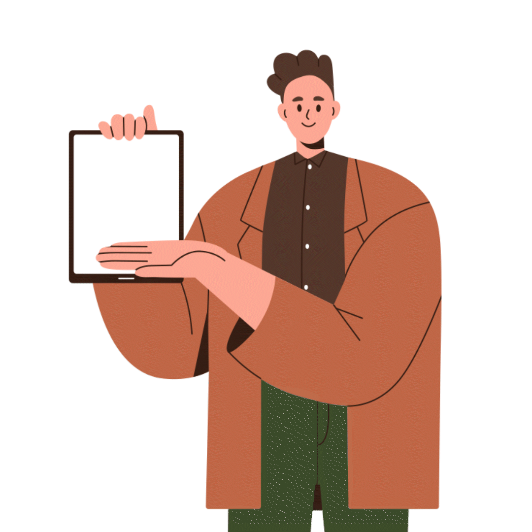 Shutterstock character illustration GIF